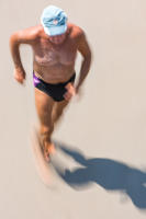 Man Running on Beach, Coney Island, NYC, 2019